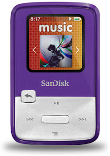 Holiday Gift Guide: SanDisk Sansa Clip Zip MP3 GIVEAWAY!!!