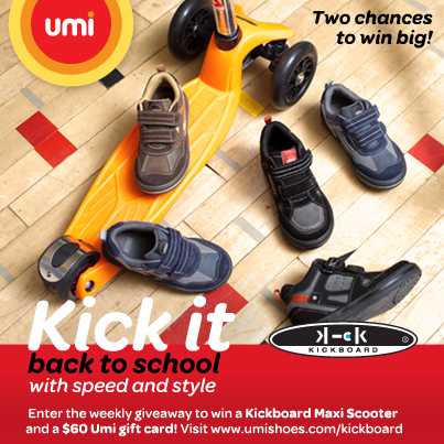 Kick It-Back to School GIVEAWAY by UMI!