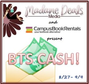 Campus Book Rentals $100 Paypal GIVEAWAY #MadameDealsEvents