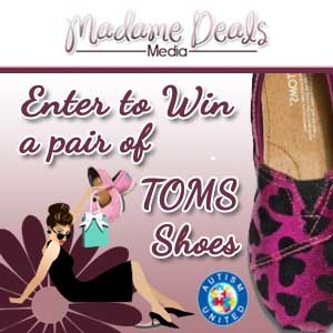 WIN a Pair of TOMS Shoes (2 Winners!) #MadameDealsEvents