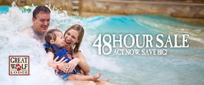 HUGE Savings at Great Wolf Lodge!