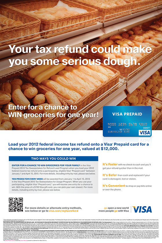 Visa is Giving Away Groceries for 1 Year!