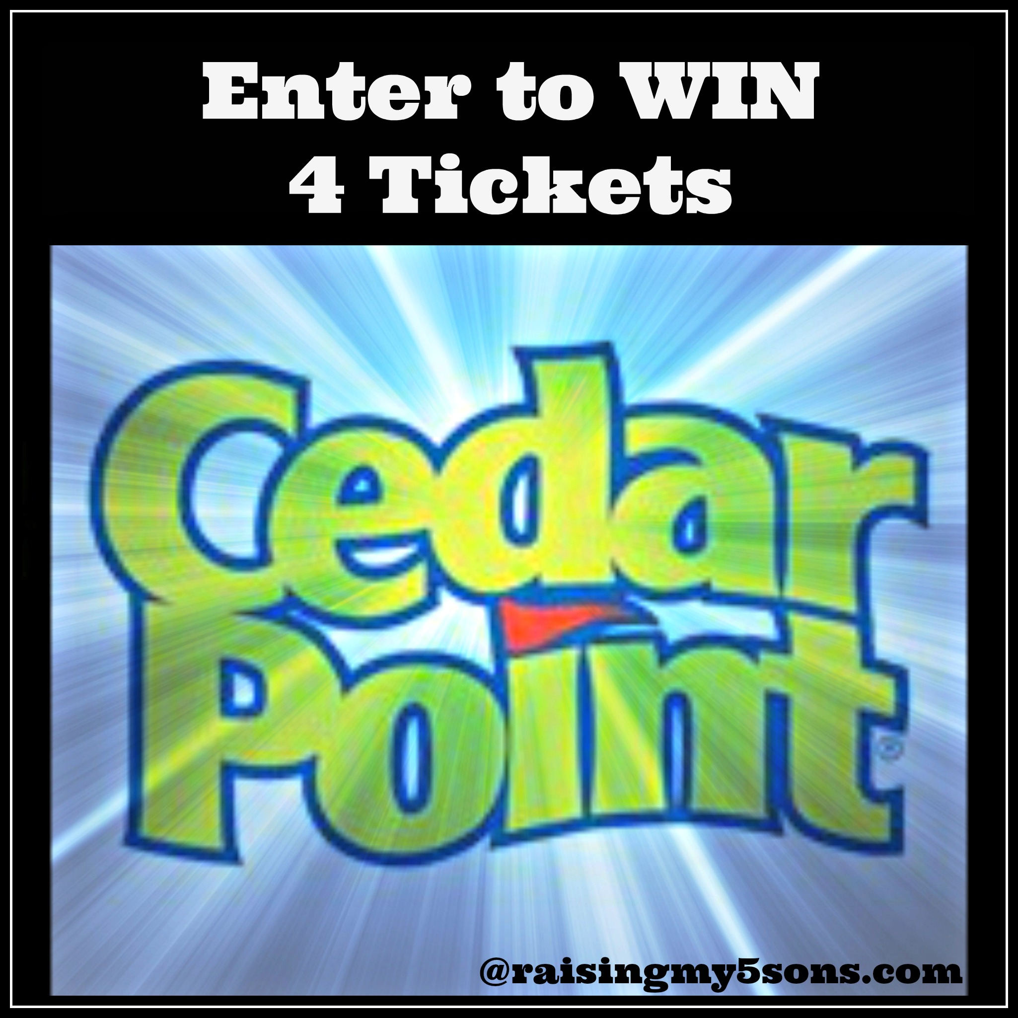 Cedar Point-Ohio Amusement Parks Giveaway