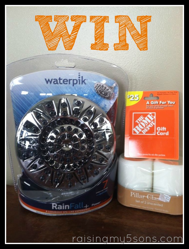 Waterpik Shower Head Prize Pack Giveaway #sponsored