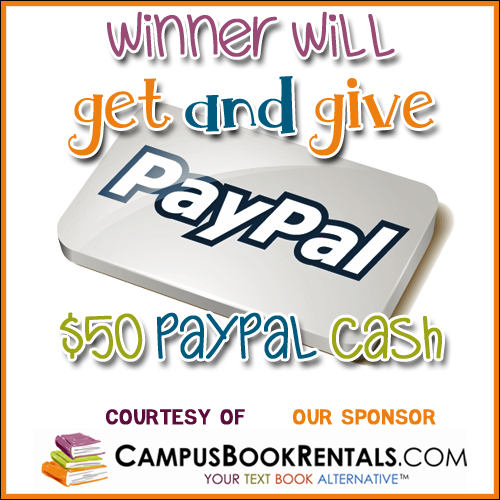 Campus Books Paypal Cash #MissionGiveaway