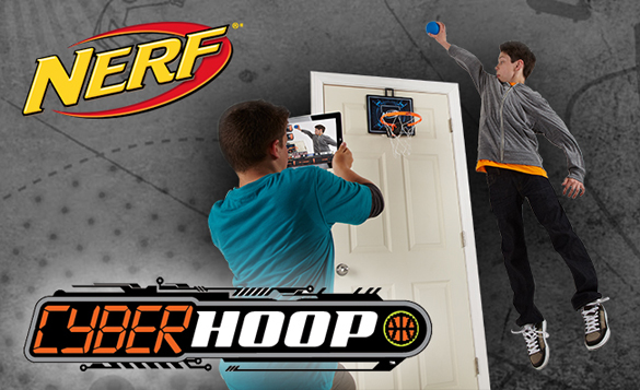 He Shoots–He Scores With New NERF Cyber Hoop!