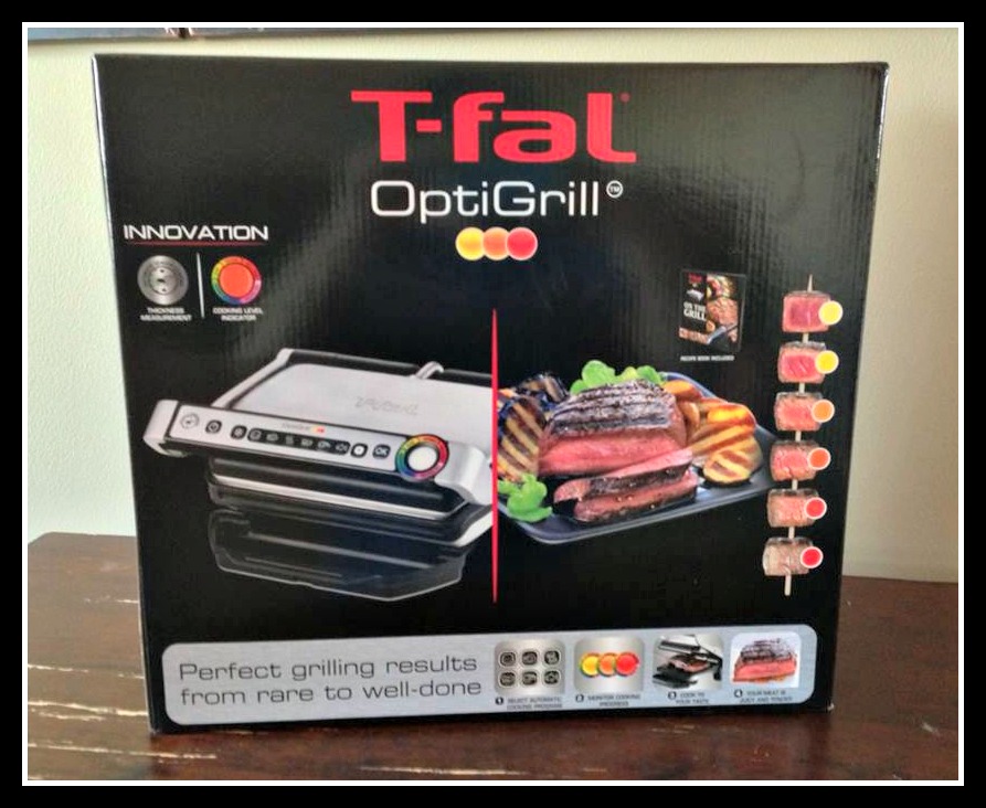 We are Cooking With an OptiGrill!