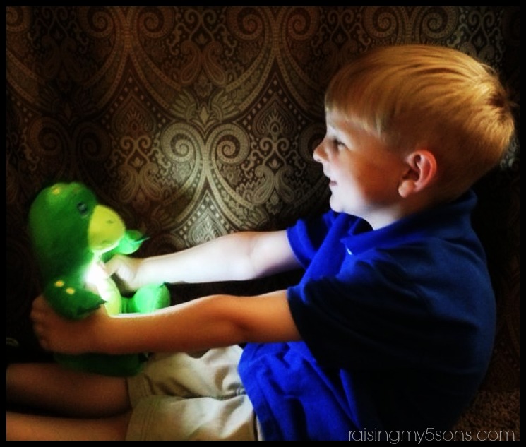 A Huggable, Light Up Friend #flashlightfriends