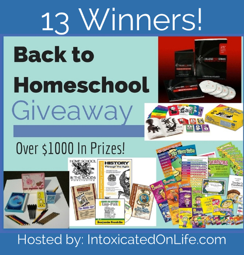 Homeschool Giveaway-Over $1,000 in Prizes! #giveaway