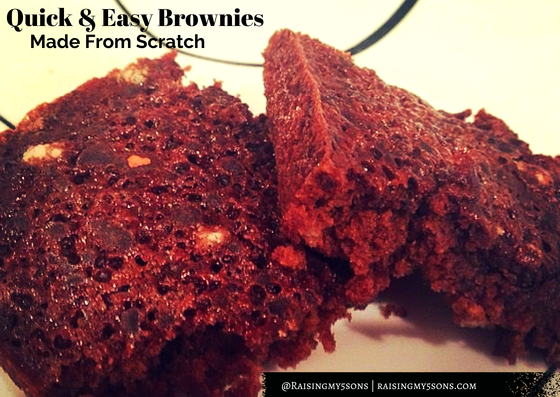 Quick & Easy Brownies Made From Scratch