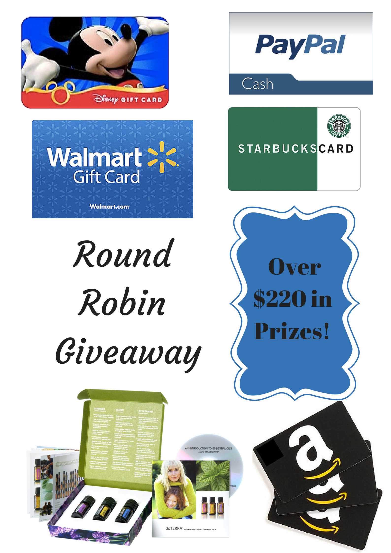 *CLOSED* Round Robin Giveaway $200 in Prizes!!!