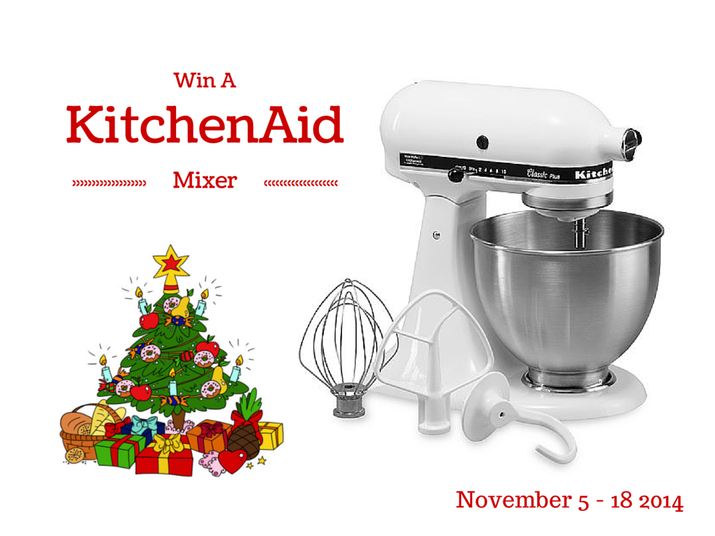 Win a KitchenAid Mixer in Time for the Holidays +Recipes