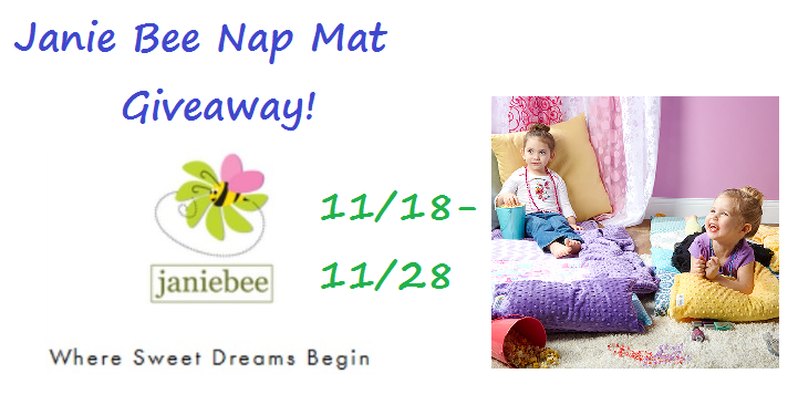 Janie Bee Nap Mats Giveaway #2014HGG