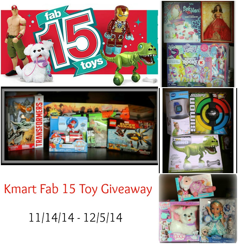 Kmart Fab 15 Toy Giveaway!!!