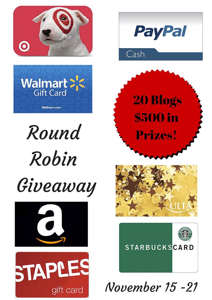 *CLOSED*Black Friday Round Robin Giveaway ($500 in Prizes!)