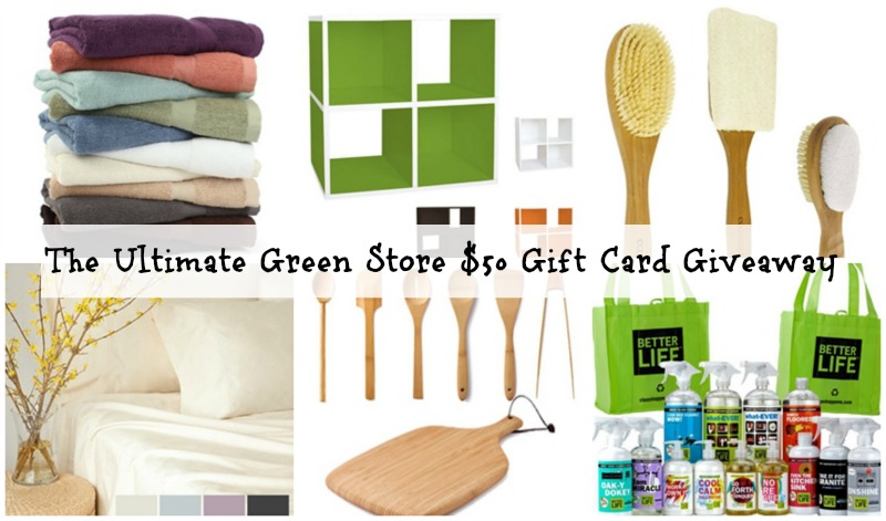 The Ultimate Green Store $50 GC Giveaway #2014HGG