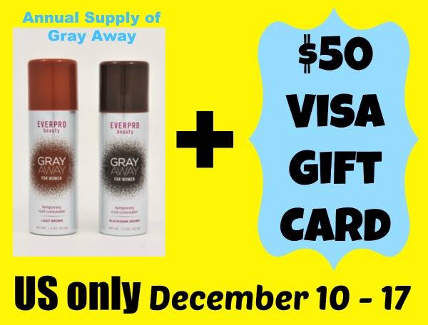 Annual Supply of Gray Away + $50 Visa Gift Card