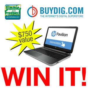 Win an HP Touchscreen Laptop ~ $750 value (Enter Daily, Thru 12/22) | BuyDig