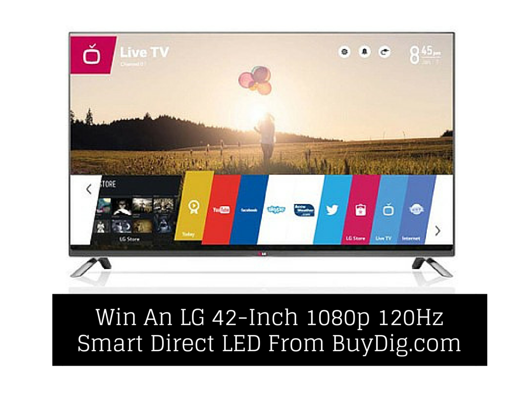 BuyDig.com LG 42″ Flat Screen TV Giveaway!