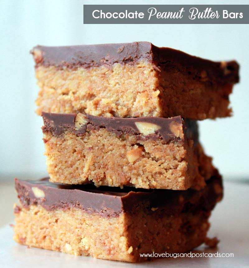 12 Days of Christmas Desserts (Day 10): Chocolate Peanut Butter Bars