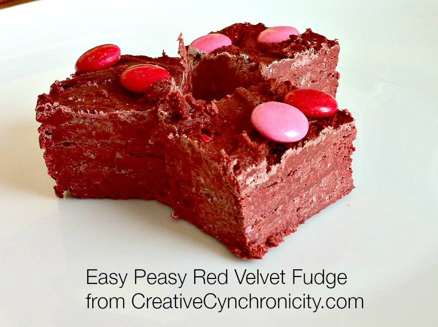 Easy Peasy Red Velvet Fudge Recipe