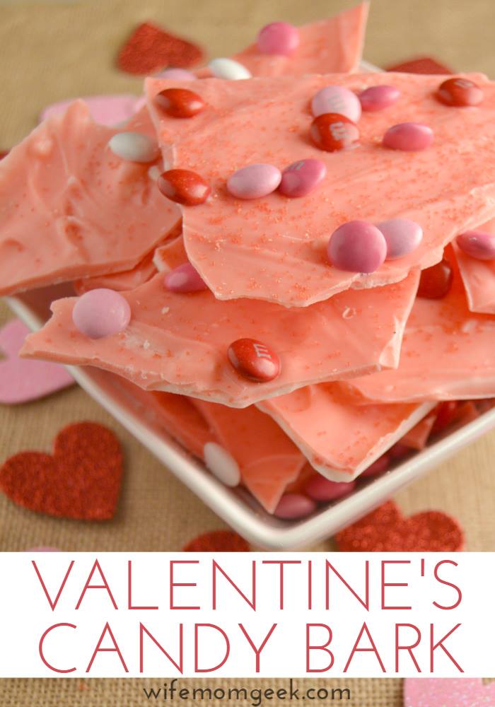 Valentine’s Candy Bark Recipe