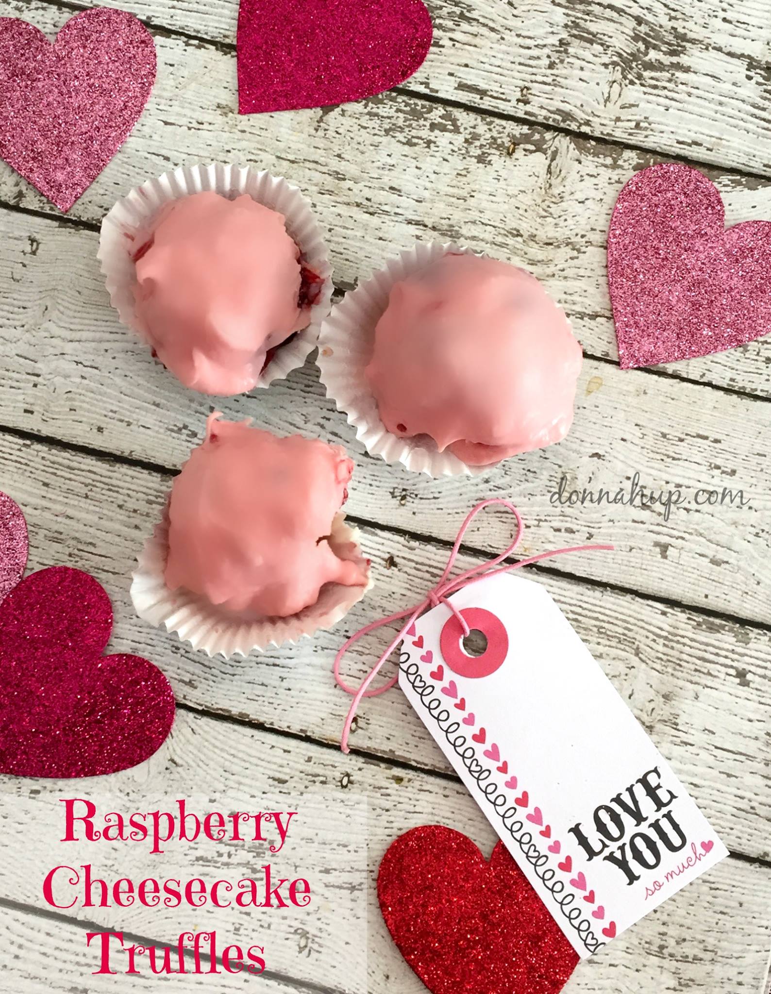 Raspberry Cheesecake Truffles