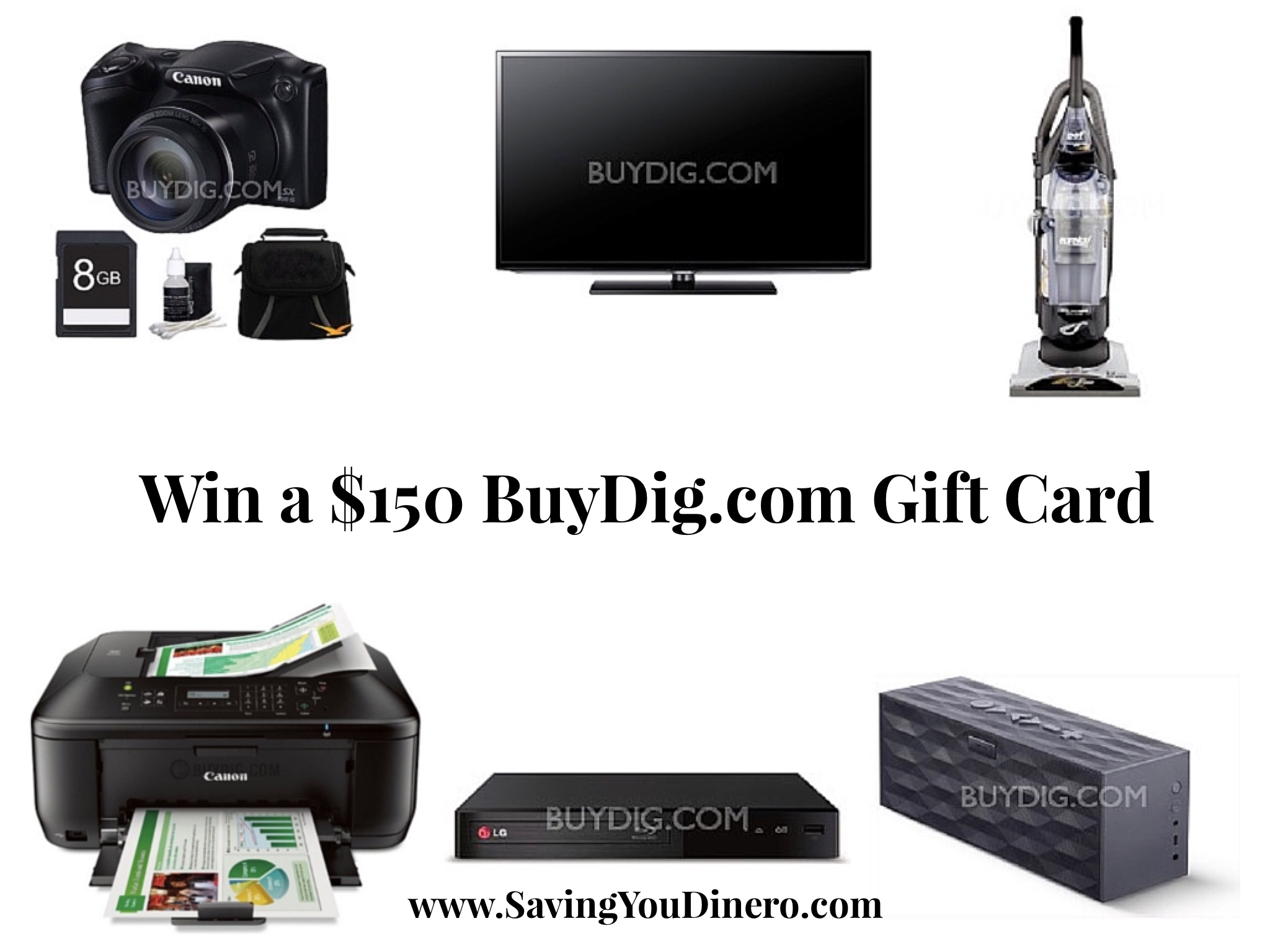 WIN $150 BuyDig.com Gift Card!