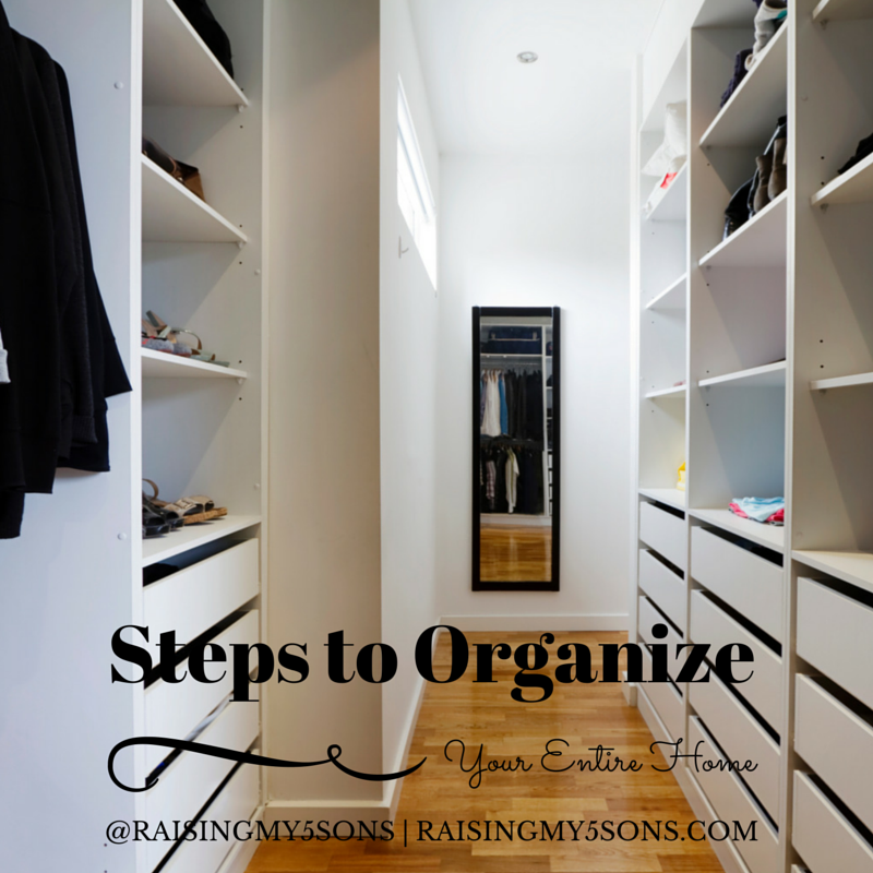 Steps to Organize Your Entire Home