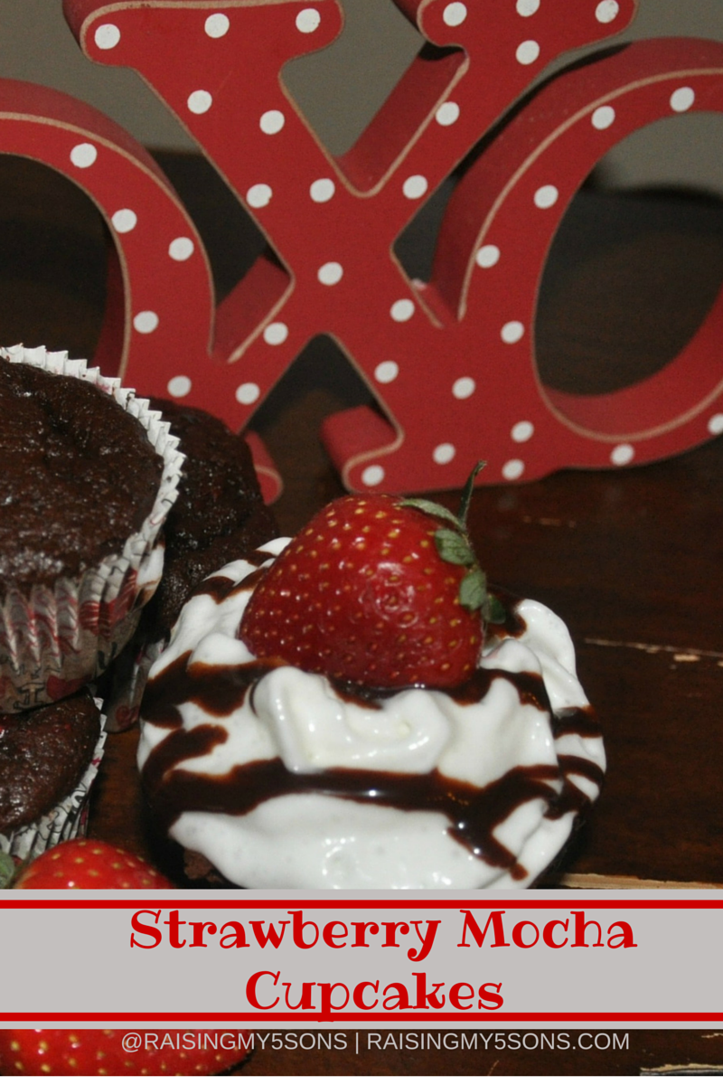 Strawberry Mocha Cupcakes