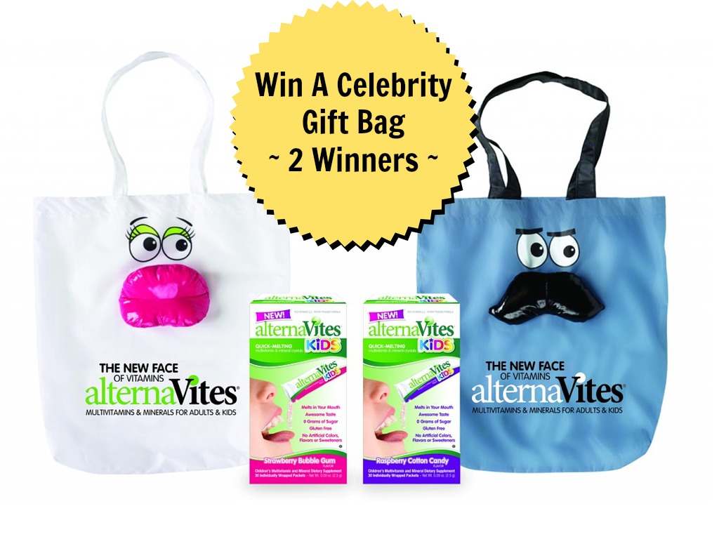 Celebrity Gift Bags from alternaVites Giveaway