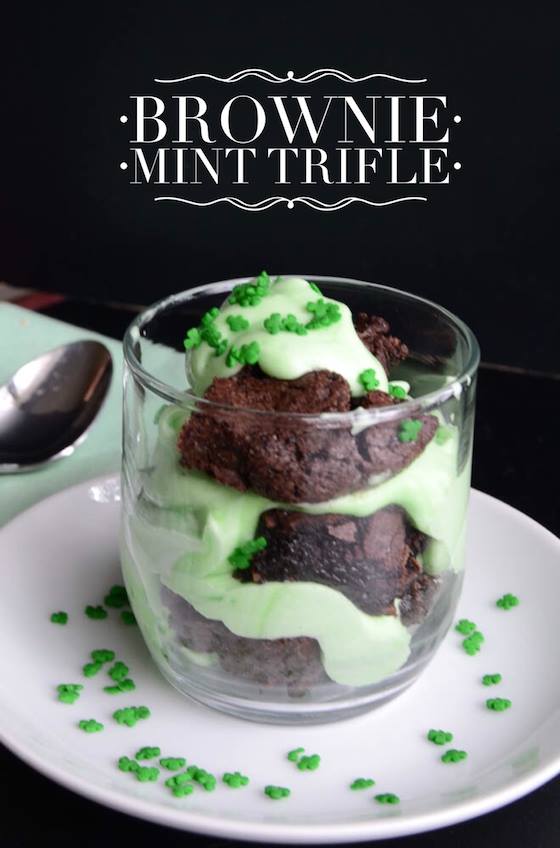 Brownie Mint Trifle Recipe