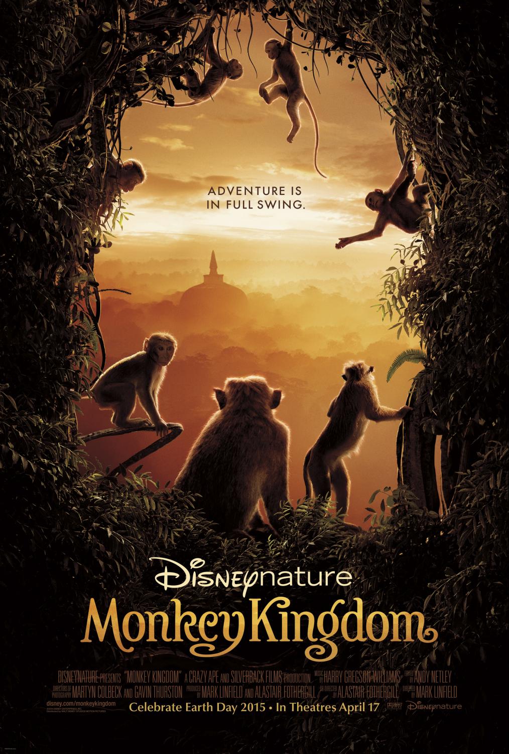 MONKEY KINGDOM- In Theaters This Friday!