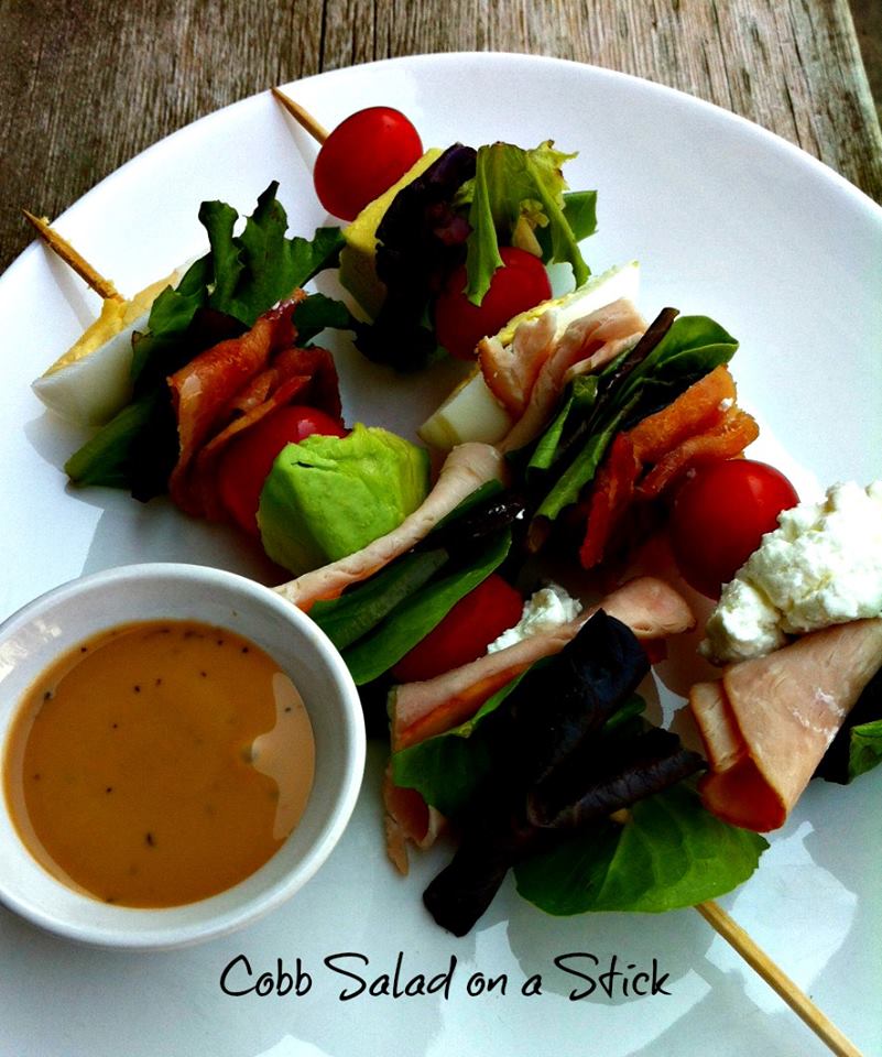 Cobb Salad on a Stick: #12DaysOf BBQ/Picnic Fun!