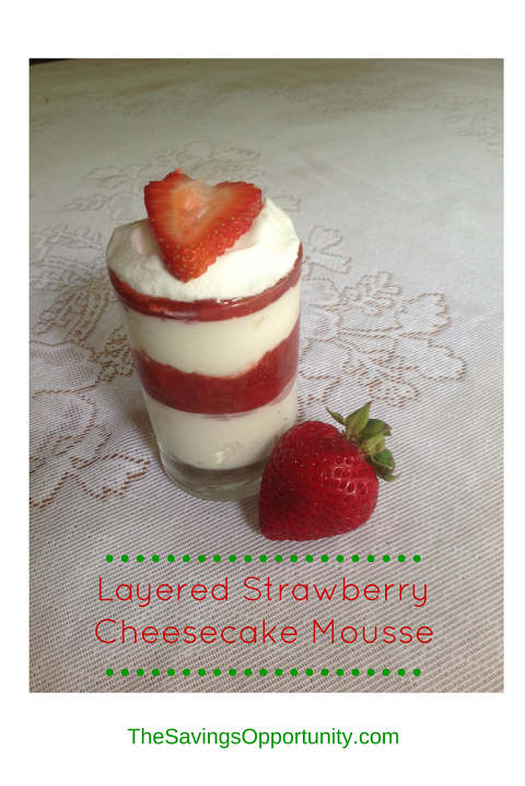 Layered Strawberry Cheesecake #12DaysOf Celebrate Summer Fun!
