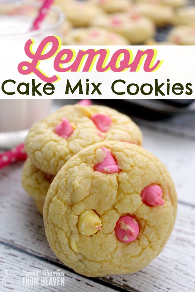 Lemon Cake Mix Cookies #12DaysOf Celebrate Summer