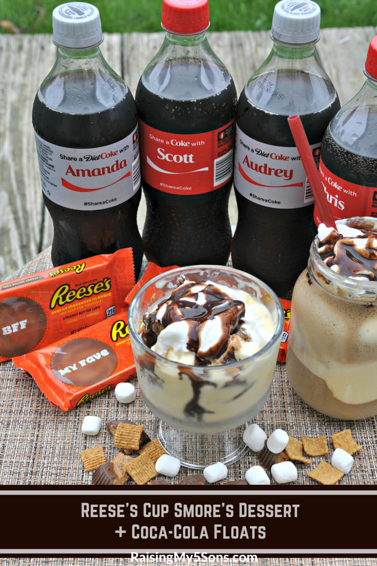 REESE’S Cup Smore’s Dessert + Coca-Cola Floats
