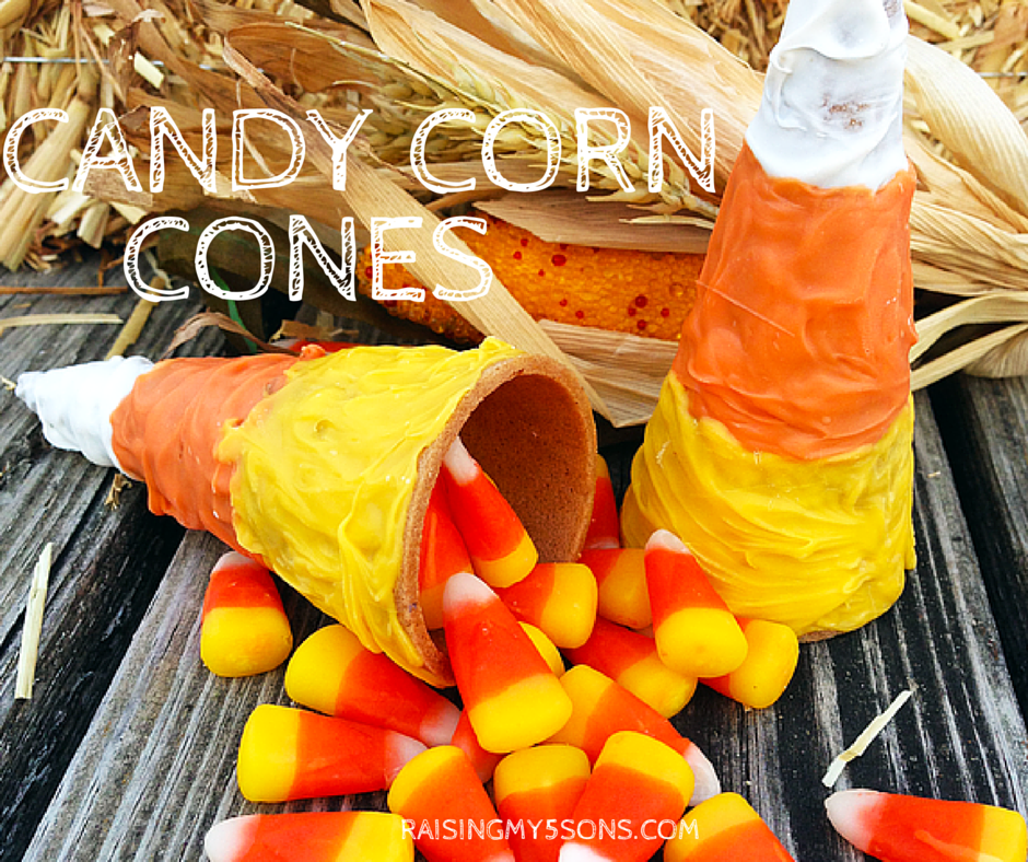 Candy Corn Cones