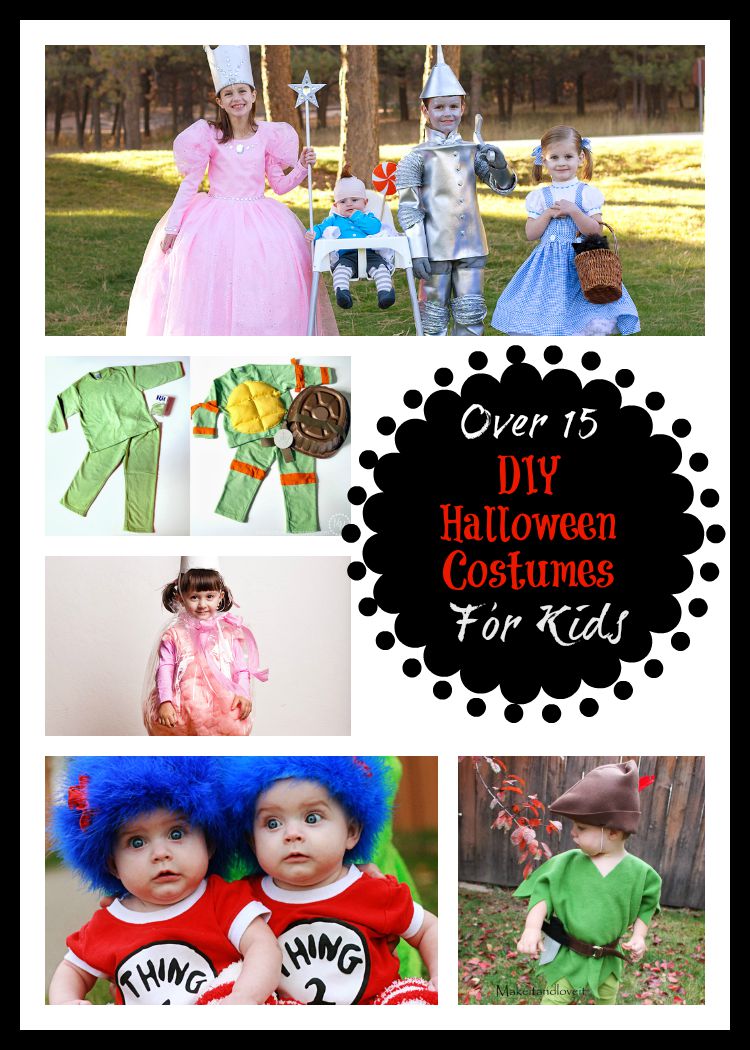 Over 15 DIY Halloween Costumes for Kids