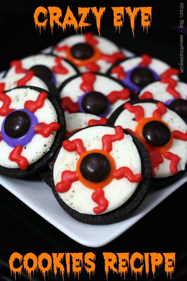 Crazy Eye Cookies #12DaysOf Halloween Fun!