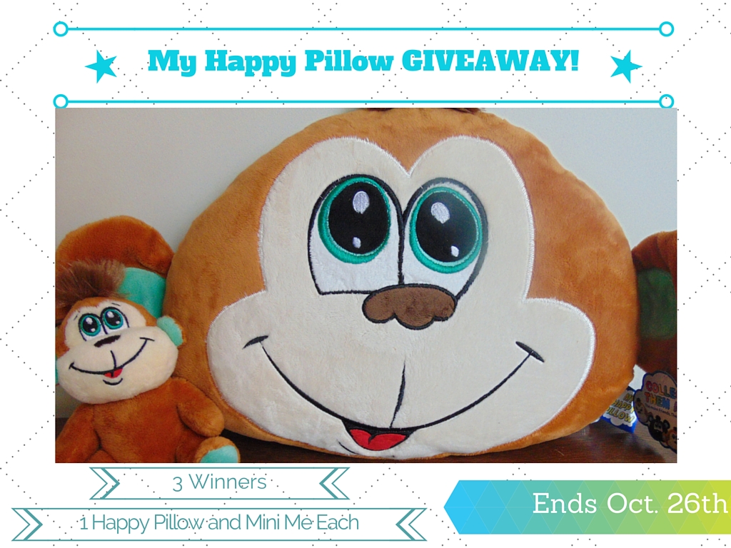 My Happy Pillow GIVEAWAY (3 Winners!) #2015HGG