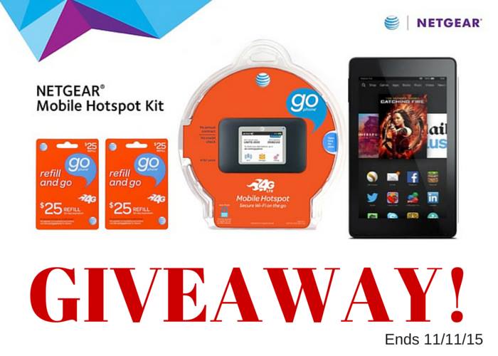 NETGEAR Mobile Hotspot + Kindle Fire GIVEAWAY #2015HGG