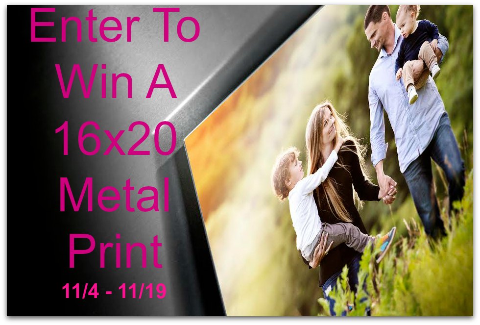 Enter to win A 16×20 Metal Print ( ARV $74) #2015HGG