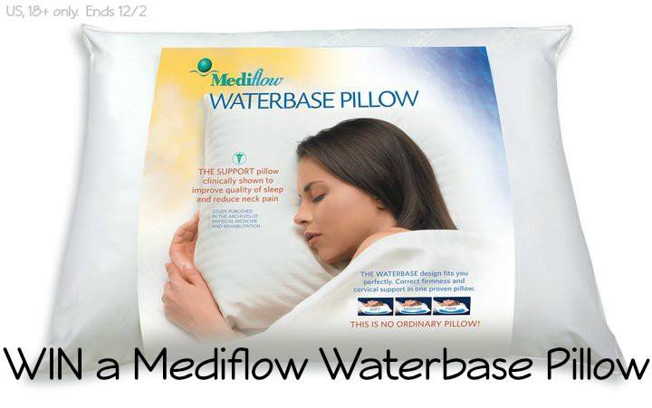 Mediflow Waterbase Pillow Giveaway #2015HGG