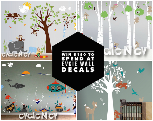 Enter to WIN Wall Decals From Evgie ($150 Value!)