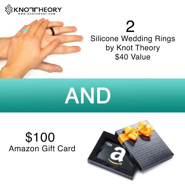 Knot Theory Silicone Wedding Rings and $100 Amazon GC Giveaway!