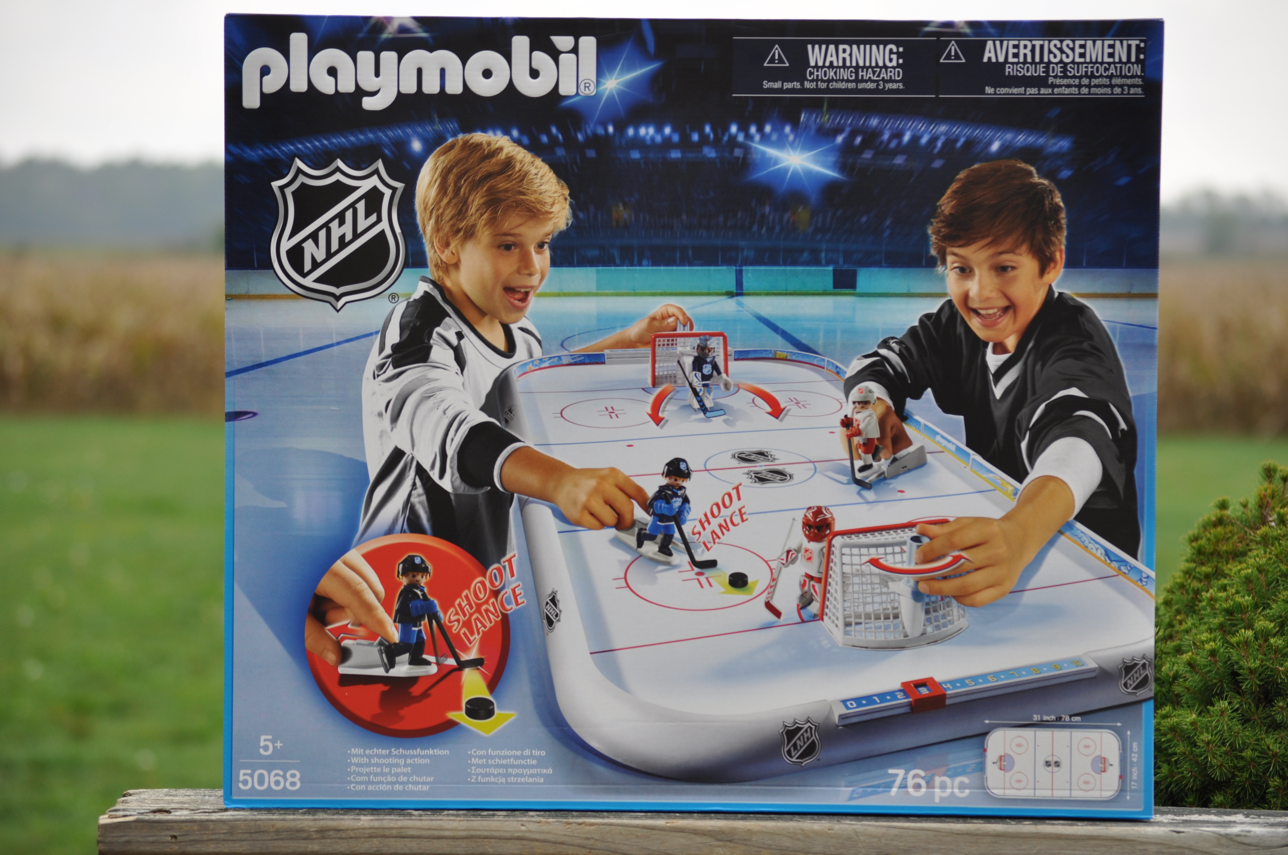 Having Fun With Our PLAYMOBIL Hockey Game #ad