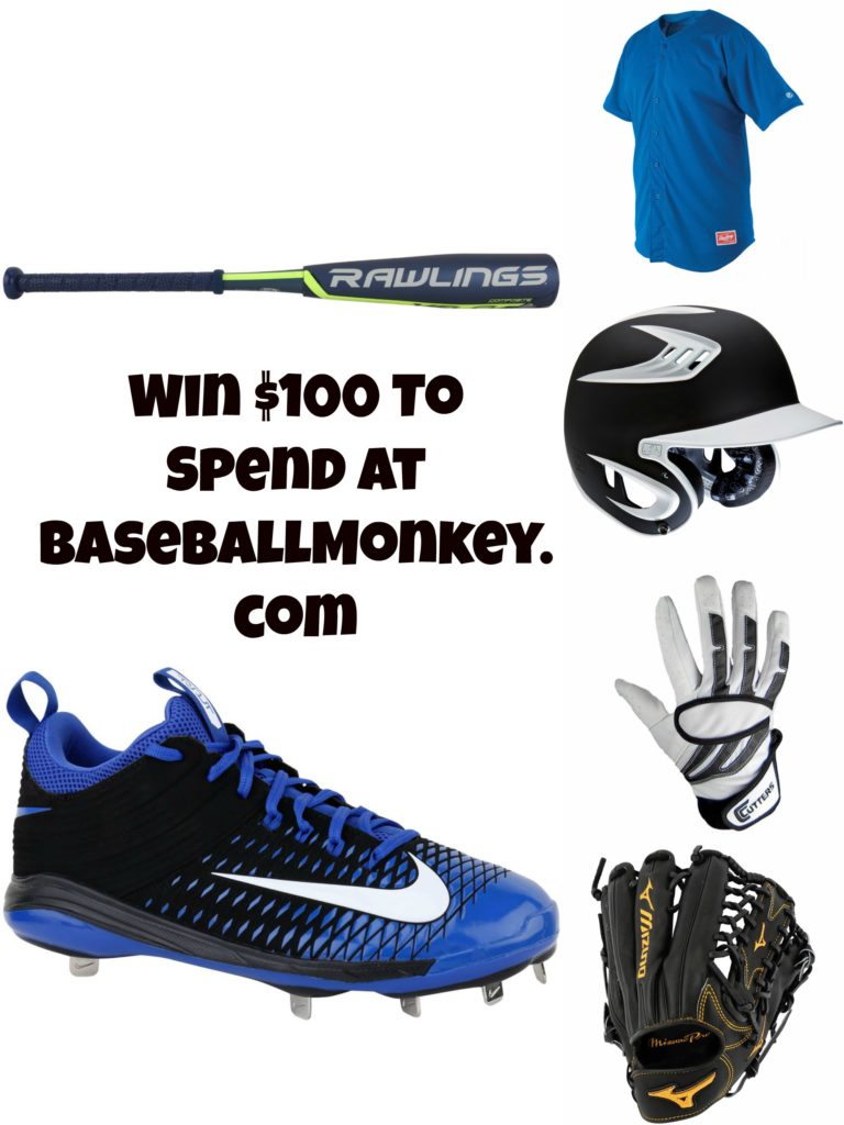 Win $100 to Spend at BaseballMonkey.com