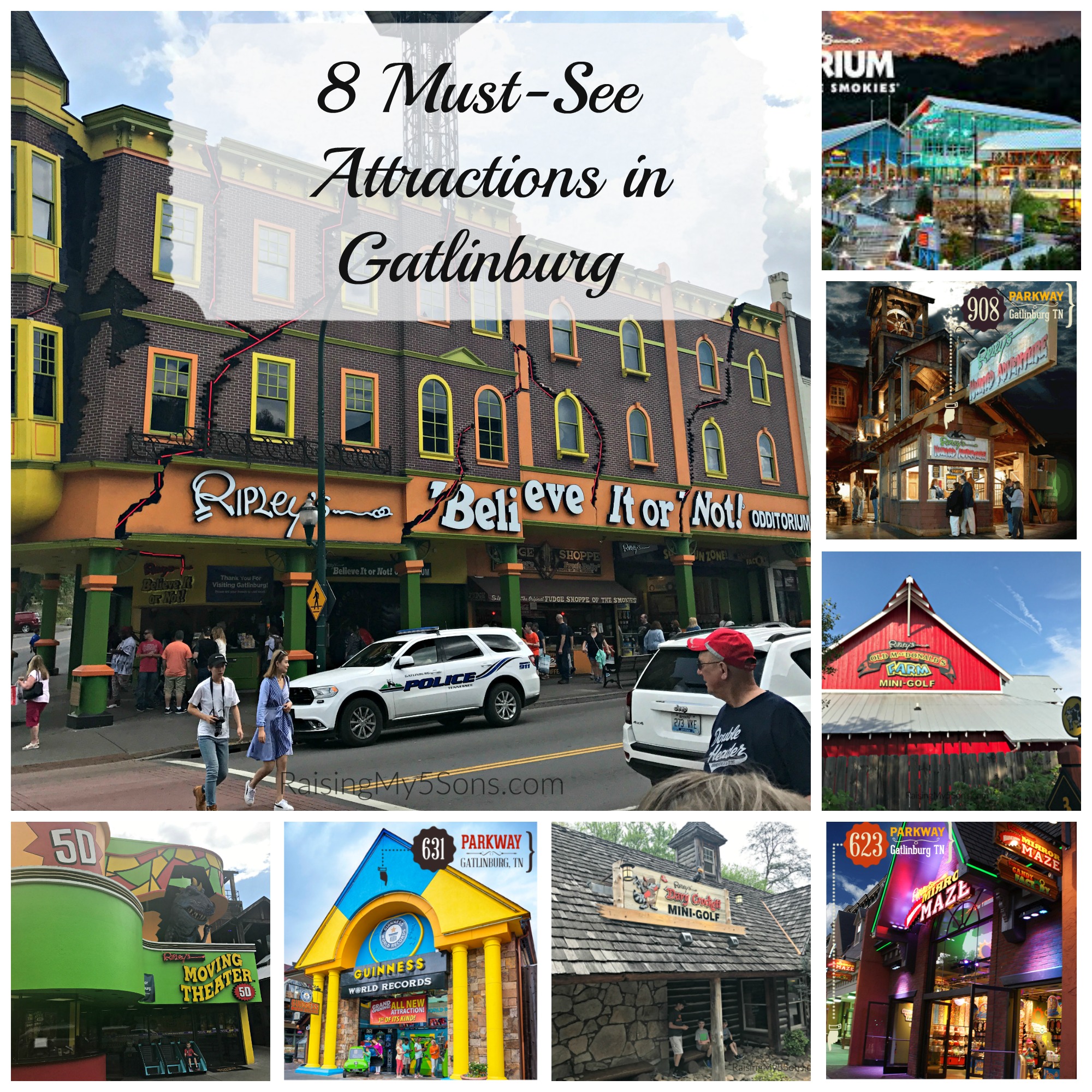 8 Must See Attractions in Gatlinburg, Tennessee #ad - Mandee & Co.