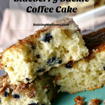Blueberry Buckle Coffee Cake Recipe